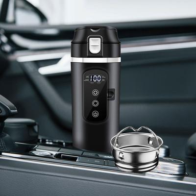 12V 24V Car Kettle Boiler Electric Heat Water Cup Kettle, Heated Mug for Work