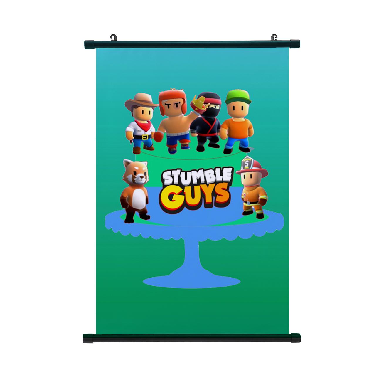 

Stumble Guys Настінний плакат Скрол Аніме Stumble Гра Домашній декор Косплей Настінний живопис Вітальня Спальня Декор Постер 40*60cm aero синього кольору