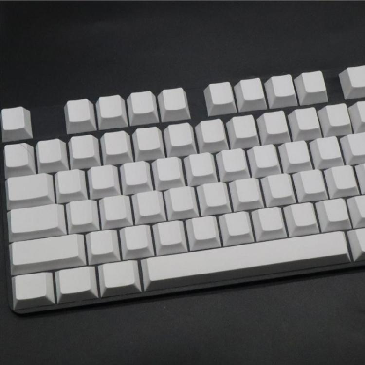 137 Tasten Kappen Cherry Profil PBT Minimalistisch Weiße Tastenkappen für Mechanische Tastatur Minimalistische Leere Tastenkappen