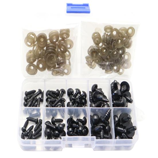 100Pcs Multi Specifications Reusable Attractive Realistic Big Stuffed Animal Doll Eyes