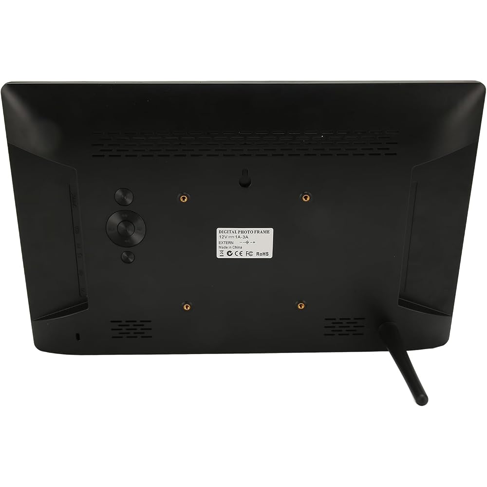 15.6-inch Digital Photo Frame, Electronic Digital Photo Frame, 16:9 IPS Display, Background Music, 100-240V (US Plug)