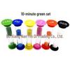 Set di Clessidre Resistenti a 6 Colori per Bambini: 30s, 1m, 2m, 3m, 5m, 10m