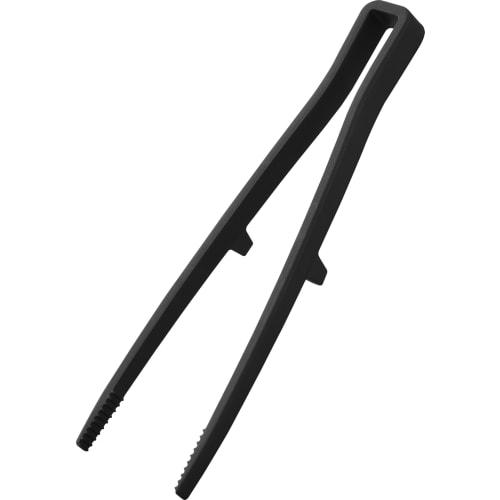 Yamazaki Tower Silicone Chopsticks, Small, Black, W5.3 X D2 X H20cm, Dishwasher Safe, Floating Tips, Kitchen Tongs, Small Size, 1599