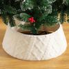 Soft Tree Bottom Cover Christmas Tree Skirt for Lower Hardware Coverage In Winter Room Display and Indoor Placement