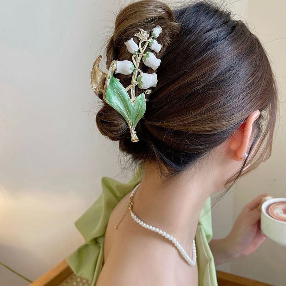 

New Elegant Women s Vintage Hair Accessories Hair Clip Grab Clip Ponytail Claw