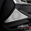 4PCS Stainless Steel Auto Interior Door Speaker Horn Protective Covers for Genesis G80 DH 2015- LHD RHD Trim Accessories