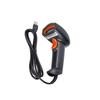 Barcode Scanner Handheld 360 Degrees  Reading Dustproof Waterproof QR Code USB Reader Noir + Orange