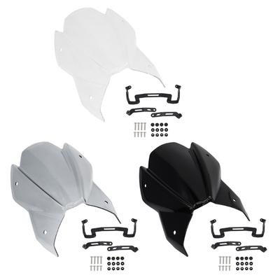 Convient pour S950 Visière de Moto Pare-brise Spoiler Déflecteur d'air Écran Vue Claire Optimale Universel Réglable