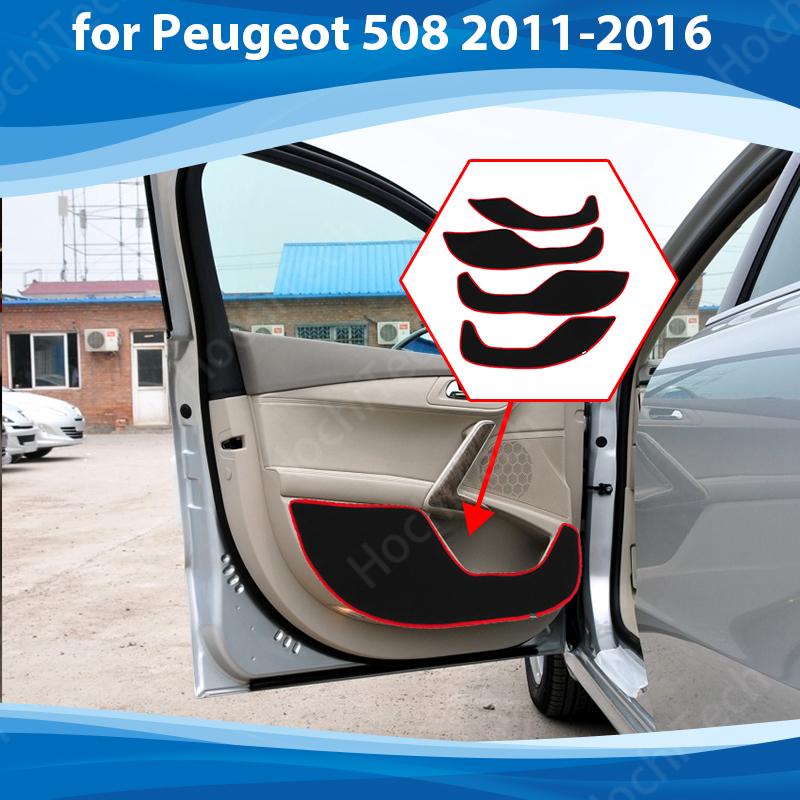 

Защитный коврик с боковой кромкой двери, внутренняя защита двери автомобиля, противоударная наклейка для Peugeot 508 2011-2016