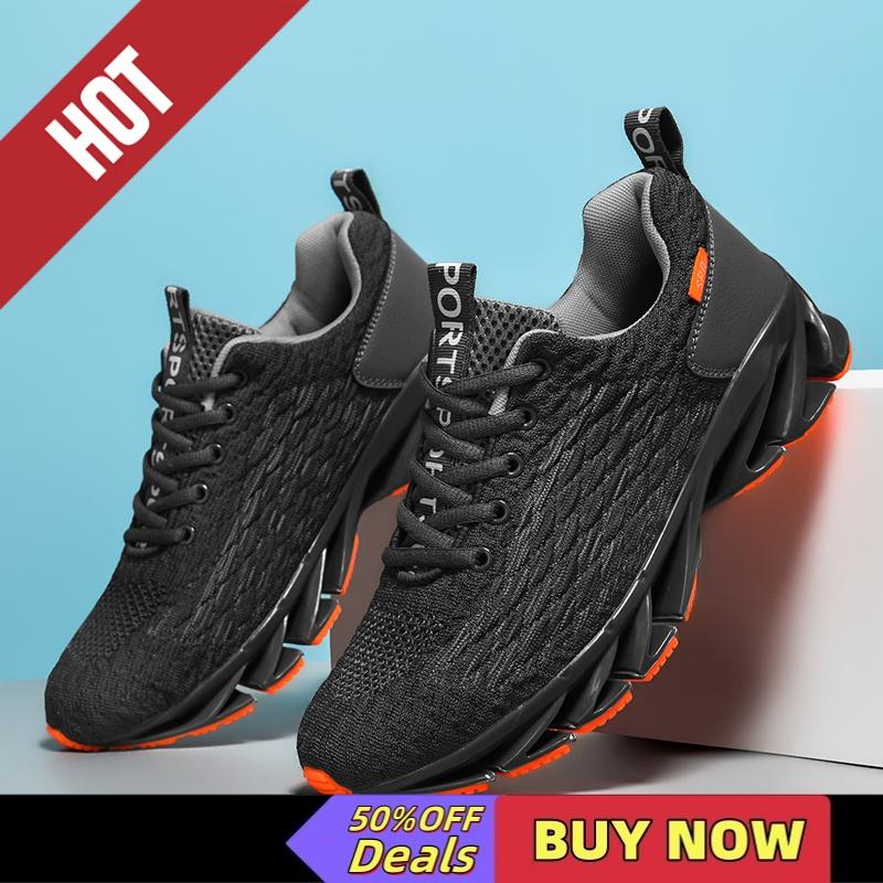 Trendige Sneaker Herren Laufschuhe Sport Atmungsaktiv Bequem Herren Sportlich Outdoor Wanderschuhe Sneaker Freizeit Schuhe Männlich