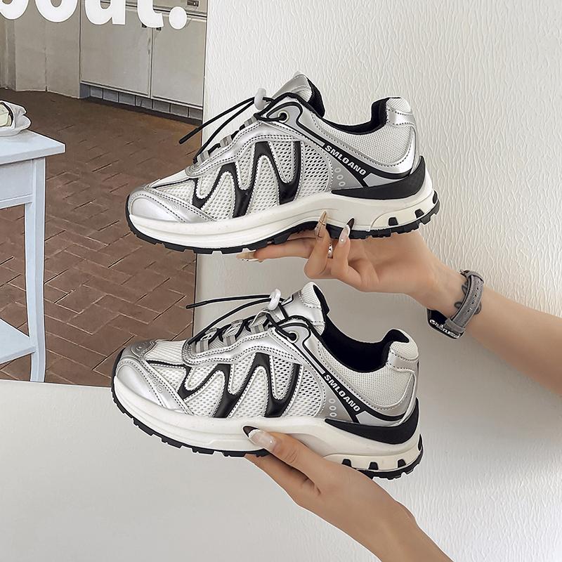 Brand Design Shoes High-quality Leisure Chunky Sneakers Women Mesh Breathable Platform Sports Shoes Unisex Dads Shoes