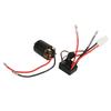 RC Motor ESC Combo Brushed 540 Motor High Torque 60A Speed Controller Low Noise Powerful RC Car Accessory for 1 14 1 10