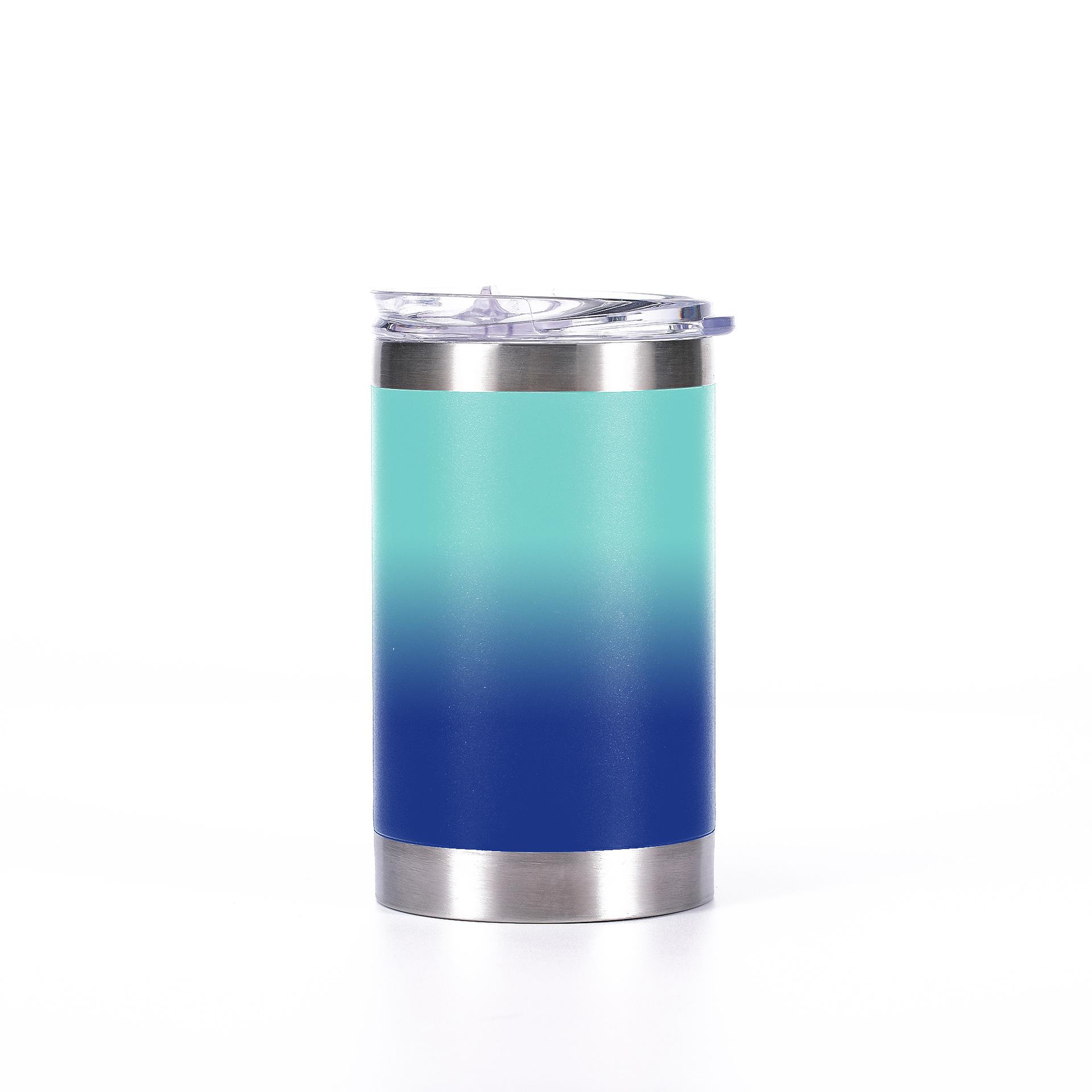 

New 12oz stainless steel vacuum car mug outdoor cooler 4-in-1 cola can beer mug 12oz