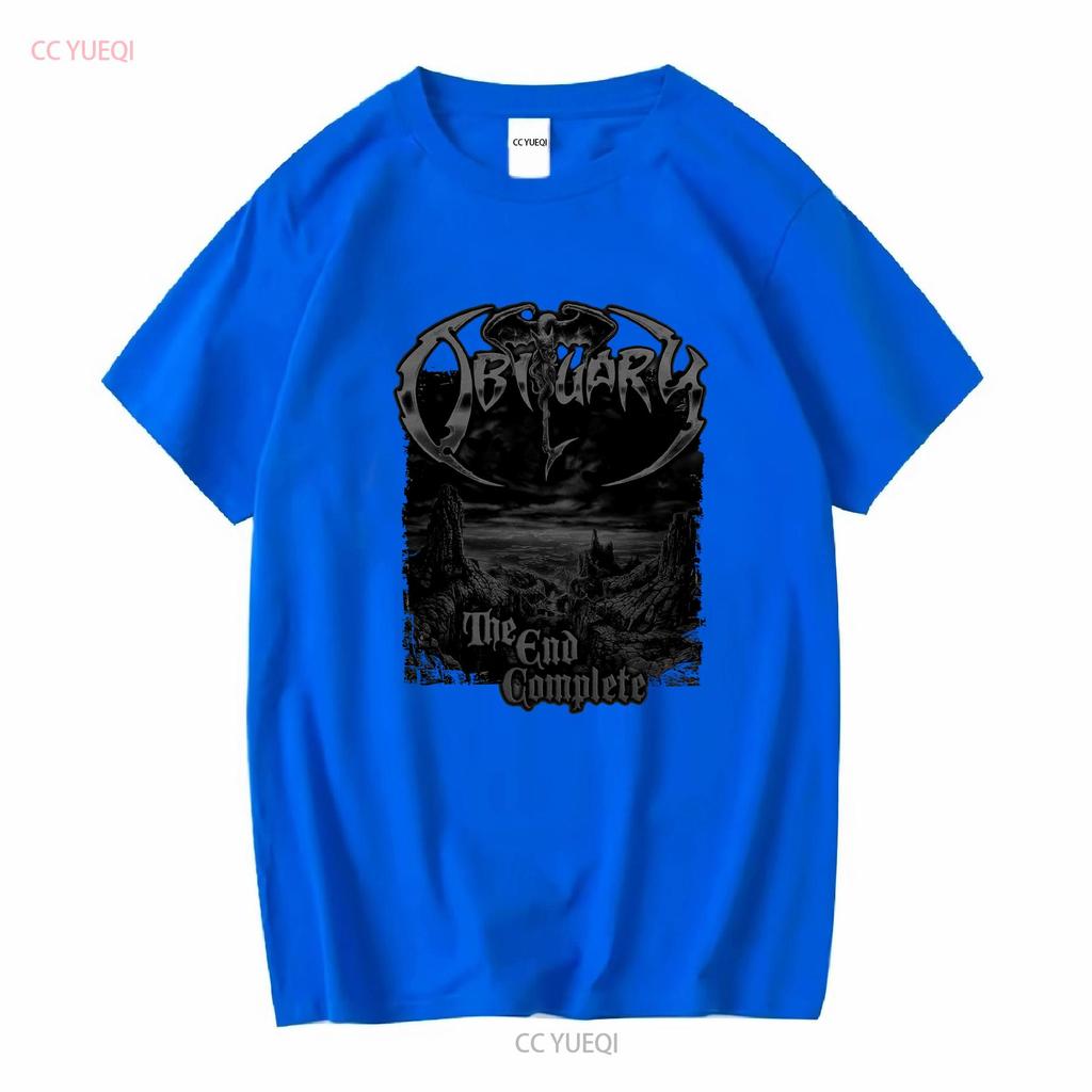 Obituary The End Complete T Shirt cotton Mens all sizes S 5XL 18 colors band poster album cover long or short sleeves vintage