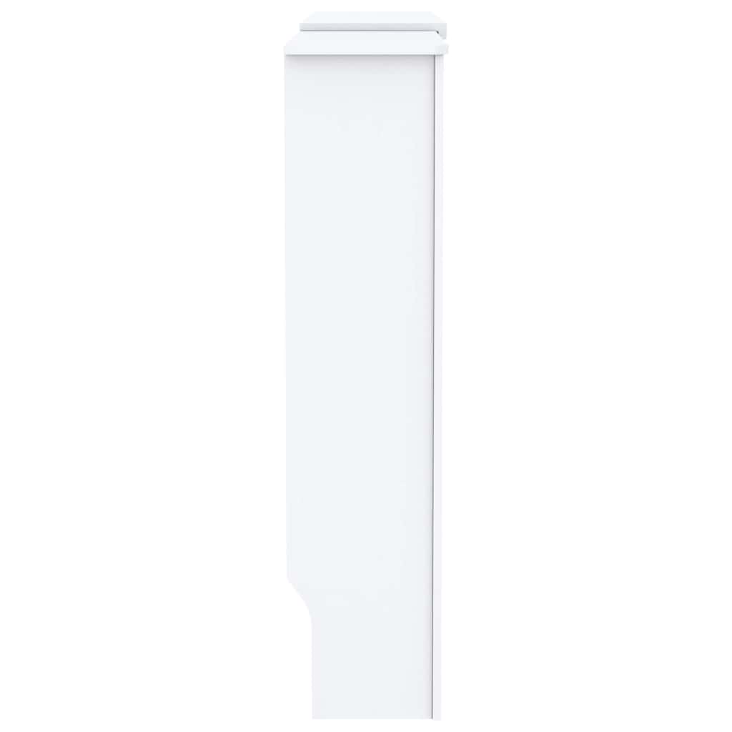 vidaXL MDF Heizkörperverkleidung Weiß 205 cm