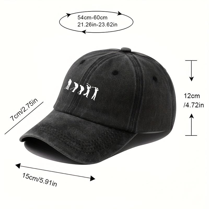 Fashionable Printed Baseball Cap for Outdoor Travel, Sun Shading, Fishing, Men's and Women's Hip-hop, Dad, Truck Driver Hat