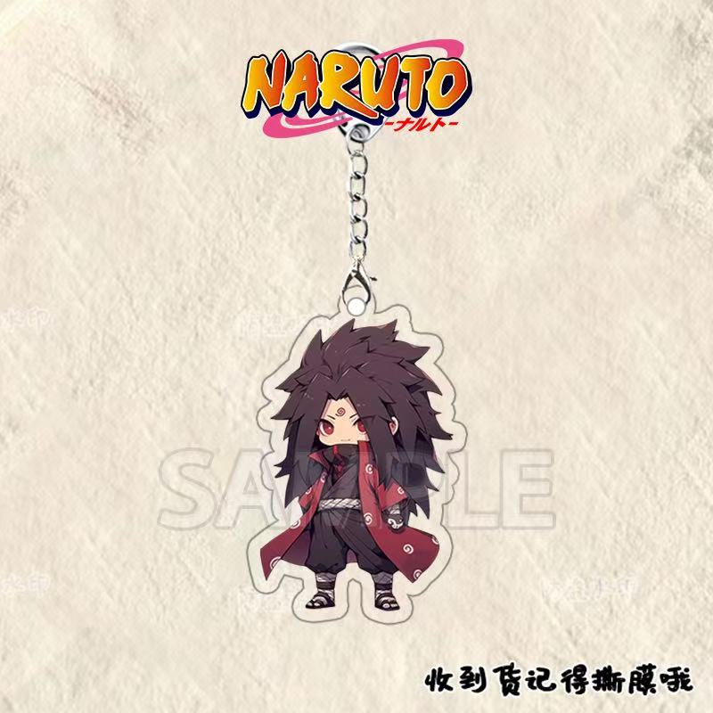 Anime Naruto Akrilik anahtarlık aksesuarları Uzumaki Naruto Çizgi Film Anahtarlık