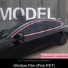 For Tesla Model 3 Highland Headlight Decorative Sticker Model 3+ Lamp Eyebrow Decor Handle Front Bumper Window Protective Film