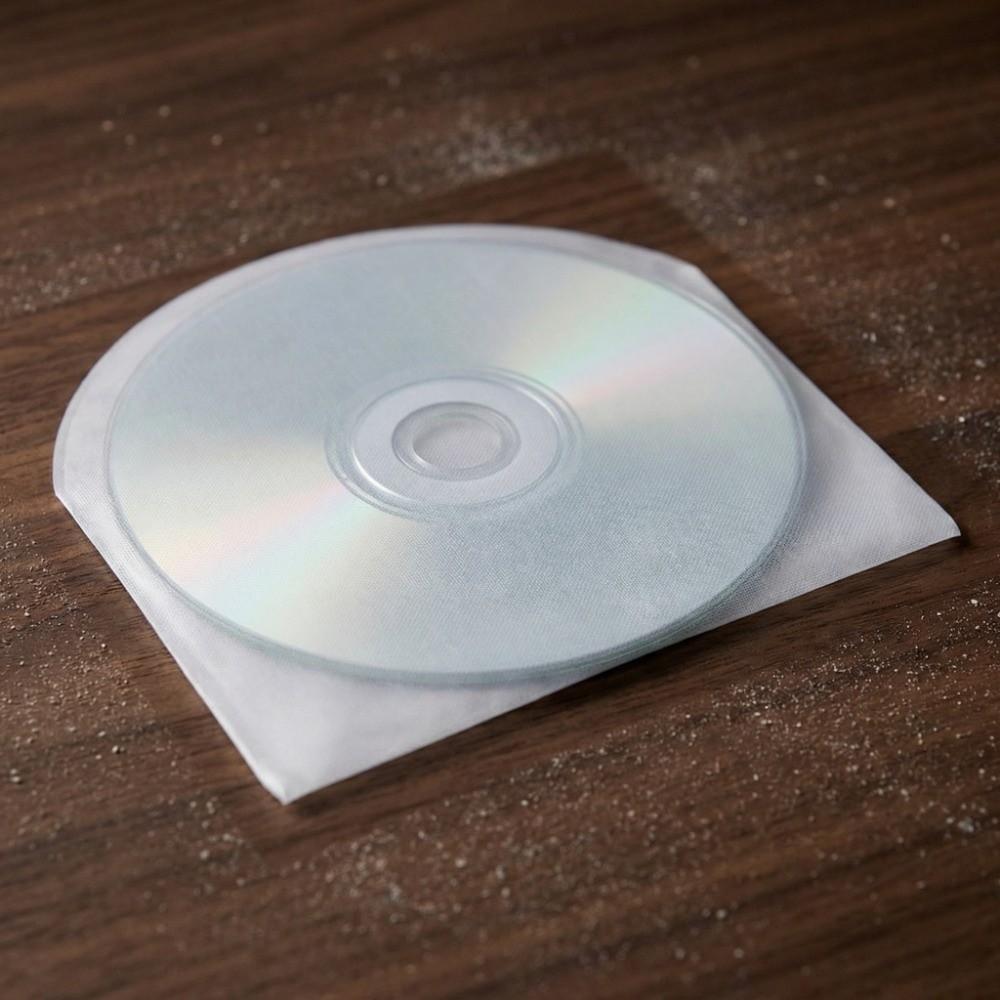100 Stück Dicke 0,06 mm CD-Innenhüllen 12,5*12,5 cm Mini-Aufbewahrung für 5-Zoll-CD CD-Aufbewahrung