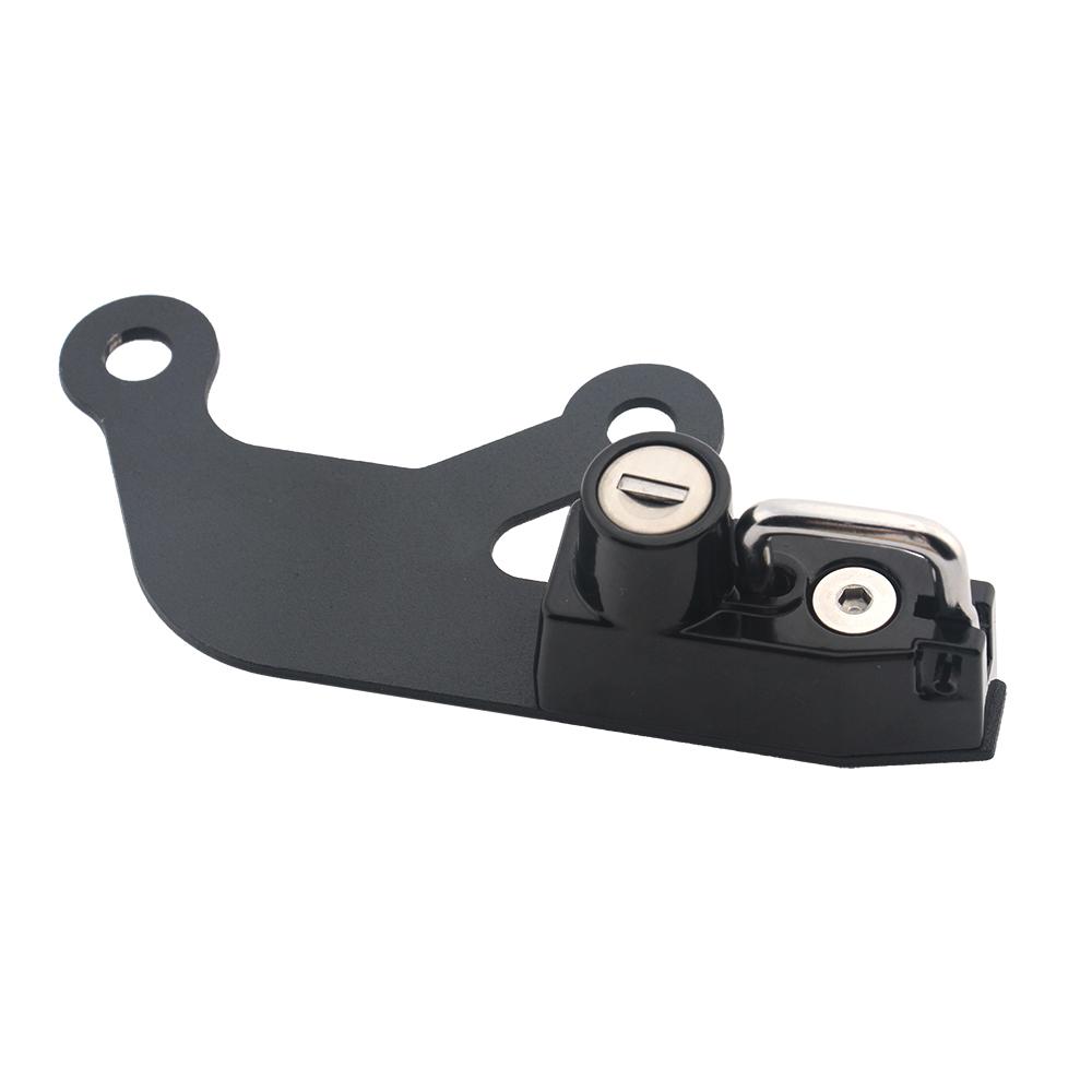 Helmet Lock For KAWASAKI Z650 NINJA 650 2017-2023 Z 650 Z-650 Motorcycle Accessories Rear Passenger Footrest Bracket Anti-theft