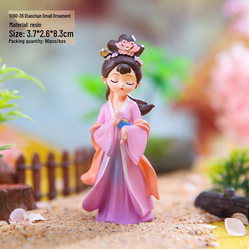 Şarap Dolabı ve Oturma Odası İçin Yaratıcı Retro Prenses Figür Dekorasyonu