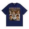 Edward Cullen Vintage Funny Graphic T-shirt Men Women Classic Fashion Hip Hop Short Sleeve T Shirts Casual Loose Cotton T-shirts