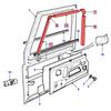 Front Door Pair Plastic Spacer Kit Top & Sloping & Corner For Land Rover Defender 1986 - 2016 201235 201657 BDG710080 BDG710090