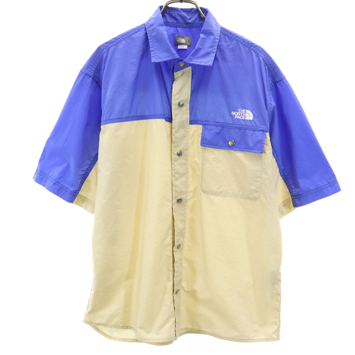 

THE NORTH FACE Outdoor Nylon Short sleeve shirt M Beige NR22331 Men s Used