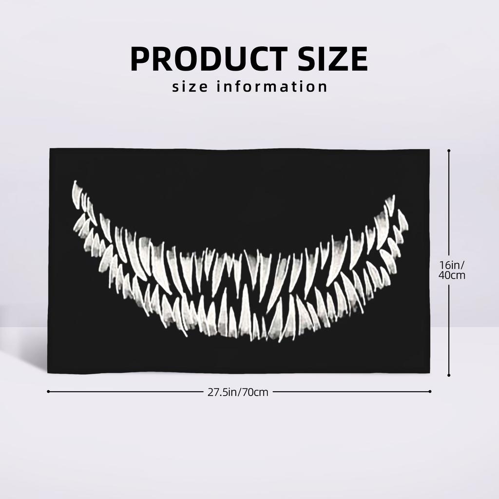 Monster teeth IV Soft Face Towel Quick Dry Pool Bath Cotton Towels Breathable