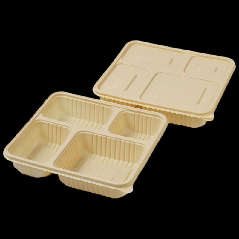 Mr. Corn Biodegradable Multi-Compartment Meal Boxes