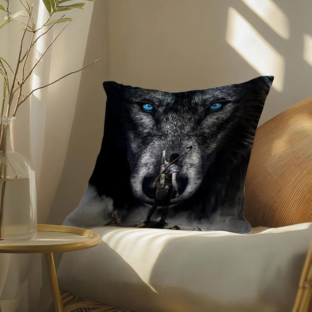 Gameg-Godofwarragnarok Pillow Case Pillowcase, Double-Sided Printed, Sofa Cushion, Bedroom Headboard
