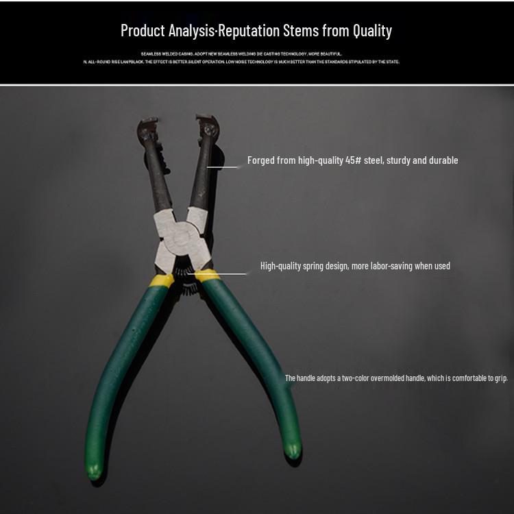 Univerzální stlačovač a montážní nástroj pístních kroužků s kleštěmi