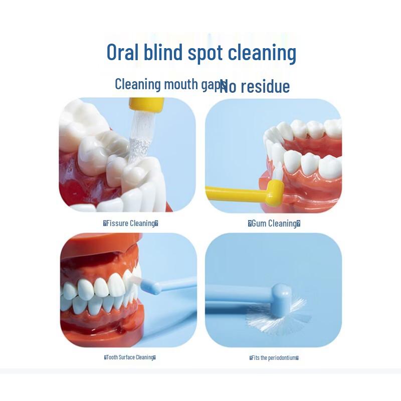 FAWNMUM Single-Tuft Orthodontic Toothbrush