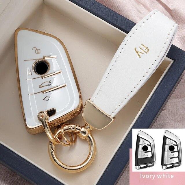 

Мягкий чехол для ключей из ТПУ для BMW X1 X3 X5 X6 F15 F16 F45 F46 G20 G30 7 серии G11 F48 F39, защитный чехол, брелок для ключей, сумки