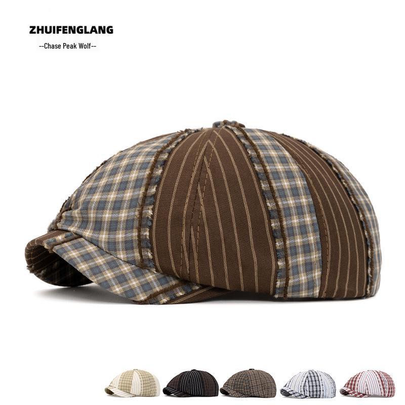 Men's and Women's Spring/Summer Fashion Cap: Versatile Duckbill, Flat Cap, Newsboy, and Beret Hat Styles