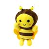 12cm Bee Festival Plush Doll Animation Bee Festival Activity Decoration Gift Cute Plush Small Pendant Plush Bee Doll Bag Pendant