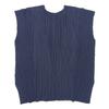 PLEATS PLEASE Excellent condition Alice Neck Pleated Blouse, Women's, Navy, Size 3, PP36JK601 tops 3 NavyUsed