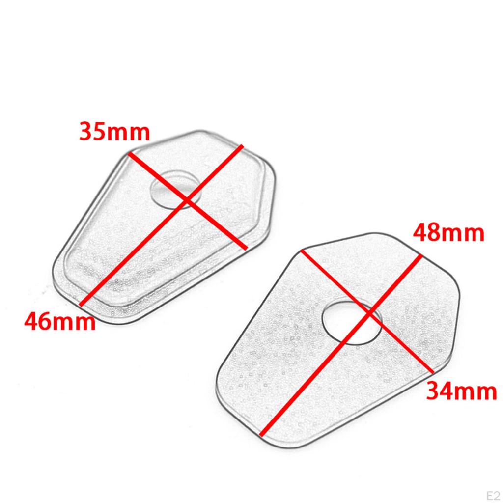 4x Black Spacer Turn Signal Adapters Spacers Motorcycle Accessories for Gsxr600/750/1000 Spare Parts