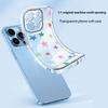 Korean style ins color five-pointed star TPU transparent mobile phone case Apple 13/12ProMax niche women's protective case