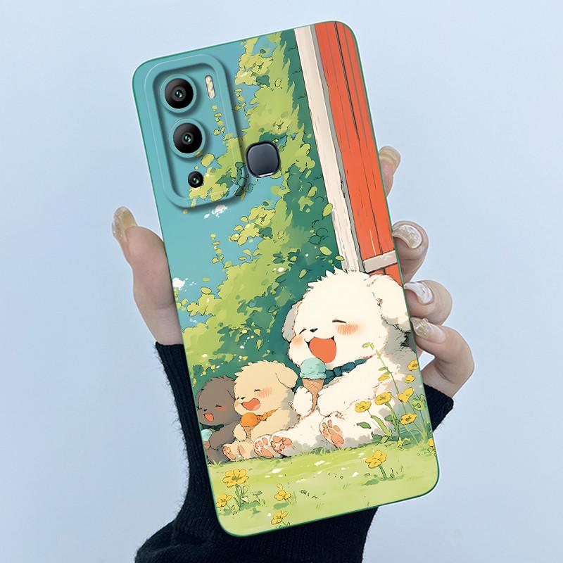 Case for Infinix Hot 12i Hot 12 Play Back Cover Butterfly Flower Soft Silicone Cases for Infinix Hot12i 12Play Hot12 Phone Funda