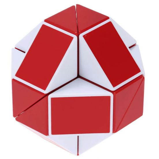 Children Snake Shape 3D Magic Cubes Twist Puzzle Game Brain Teaser Toy Gift