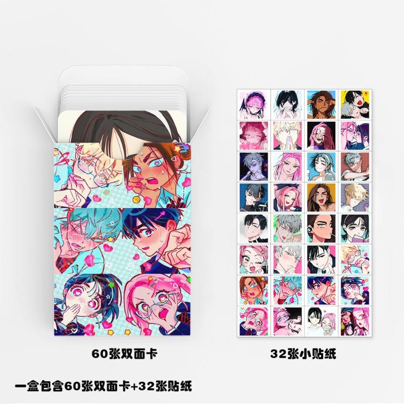 The latest 92PCS ALIENSTAGE anime photo card, alien stage mini sticker, self-printed LOMO card for 2025
