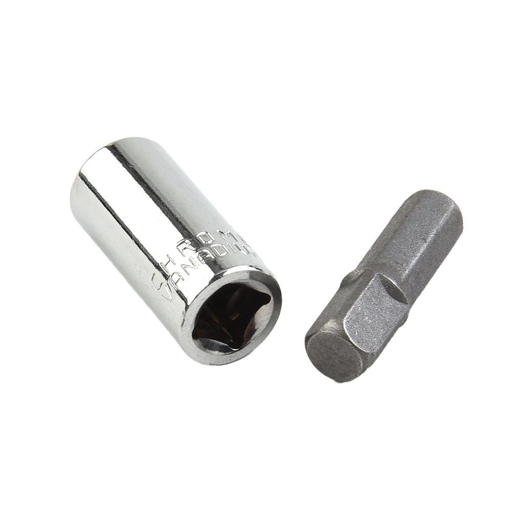 

1/4 Square Drive To 1/4 Hex Shank Socket+1/4 Drill Socket Adapter For Driver Or Drill Square Driver Tool Part China Mainland