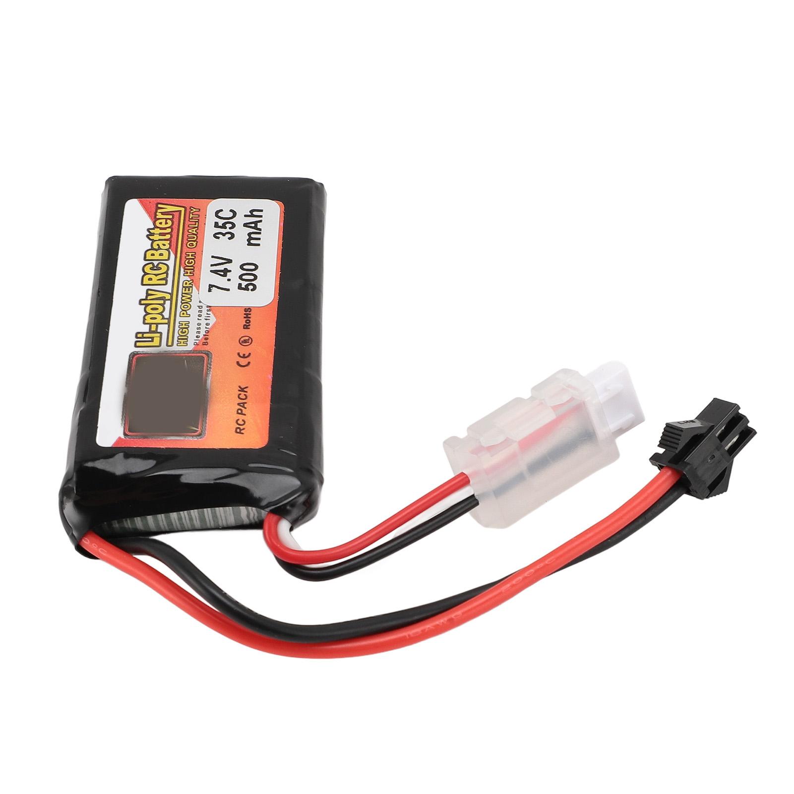

RC Drone Battery Professional 7.4V 2S 500mAh 35C Lithium Battery for RC Helicopter RC Drone RC Boat