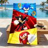 Sonic Heroes Stylish Digital Printing Beach Towel Quickdrying Absorbent Blanket For Beach Pool Gym Travel Christmas Gift C922468