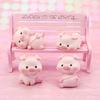 Cute Small Pig Milk Pudding Silicone Mold Jelly Bowl Cake White Cold Ice Powder Mold Cake Mold Kitchen Accessories Bakery Tool