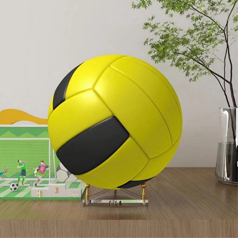 Triangular Acrylic Display Ball Stand Thickened Soccer Volleyball Holder Ball Storage Rack for Basketball Display