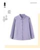 Pure Cotton Plaid Long Sleeve Shirt for Women - Maternity & Elderly Spring/Autumn Wear