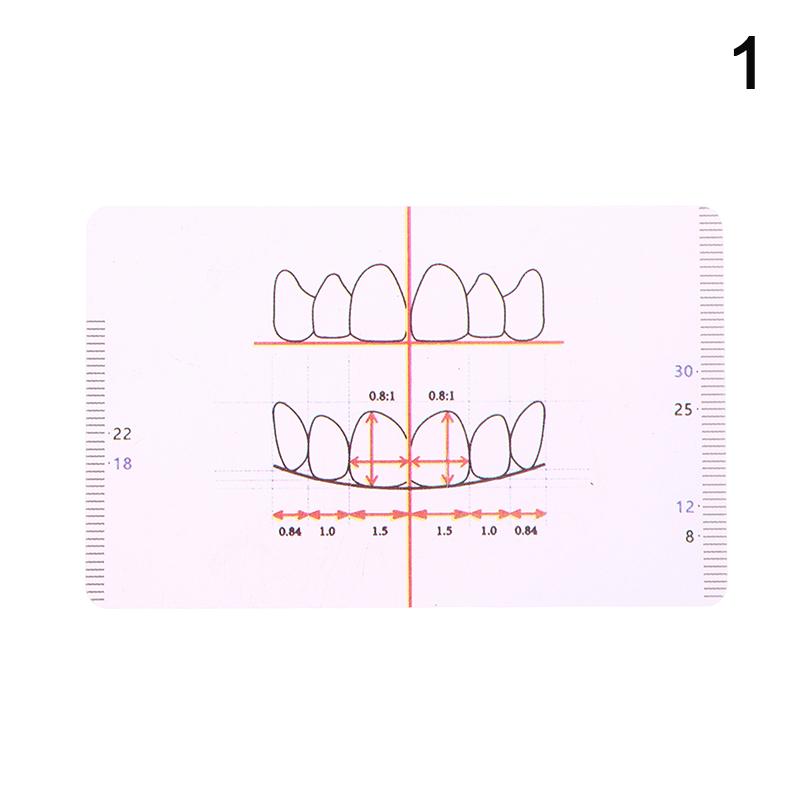 Laboratorio Odontotecnico Disegno e Allineamento Protesi Righello Dentale a T Misurazioni Simmetria Esame Strumenti Dentali Multifunzionali