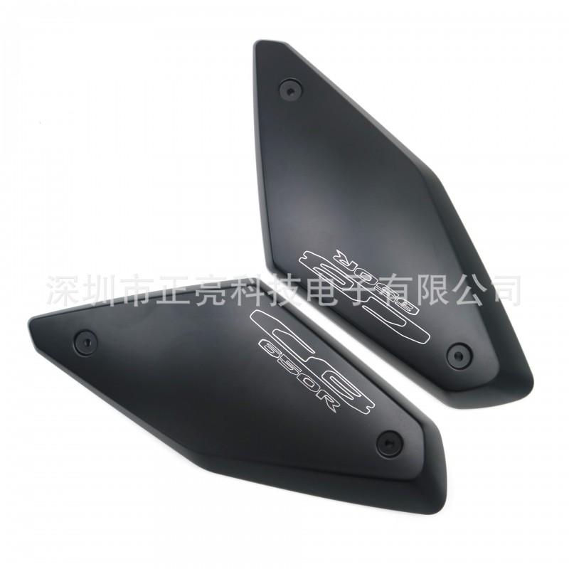Front Side Frame Cover Protector Honda CB650R 2019-2024 ABS Plastic Fairing Panel In Gray Black